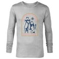 thumbnail image 1 of Disney The Nightmare Before Christmas Jack and Sally Destiny - Long Sleeve T-Shirt for Men - Customized-Athletic Heather, 1 of 5
