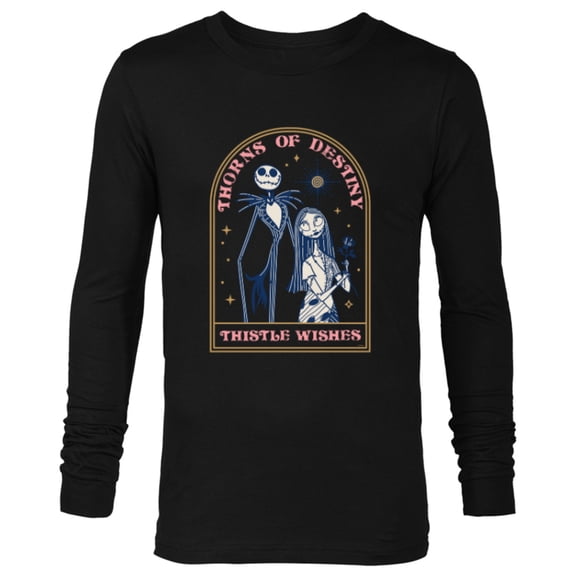 Disney The Nightmare Before Christmas Jack and Sally Destiny - Long Sleeve T-Shirt for Men - Customized-Black