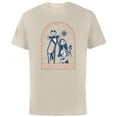 thumbnail image 1 of Disney The Nightmare Before Christmas Jack and Sally Destiny - Short Sleeve Cotton T-Shirt for Adults - Customized-Natural, 1 of 5