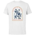 thumbnail image 1 of Disney The Nightmare Before Christmas Jack and Sally Destiny - Short Sleeve Cotton T-Shirt for Adults - Customized-White, 1 of 5