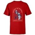 thumbnail image 1 of Disney The Nightmare Before Christmas Jack and Sally Destiny - Short Sleeve T-Shirt for Kids - Customized-Red, 1 of 5