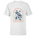 thumbnail image 1 of Disney The Nightmare Before Christmas Jack and Sally Destiny - Short Sleeve T-Shirt for Kids - Customized-White, 1 of 5