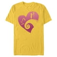 thumbnail image 1 of Disney The Nightmare Before Christmas Jack and Sally Heart - Short Sleeve Blended T-Shirt for Adults - Customized-Yellow, 1 of 5