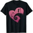 Disney The Nightmare Before Christmas Jack and Sally Heart TShirt
