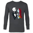 thumbnail image 1 of Disney The Nightmare Before Christmas Jack and Sally - Long Sleeve T-Shirt for Men -Customized-Charcoal Heather, 1 of 5