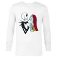 thumbnail image 1 of Disney The Nightmare Before Christmas Jack and Sally - Long Sleeve T-Shirt for Men -Customized-White, 1 of 5
