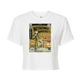 thumbnail image 1 of Disney - The Nightmare Before Christmas - Jack's Netherworld Novelties - Juniors Cropped Cotton Blend T-Shirt, 1 of 5
