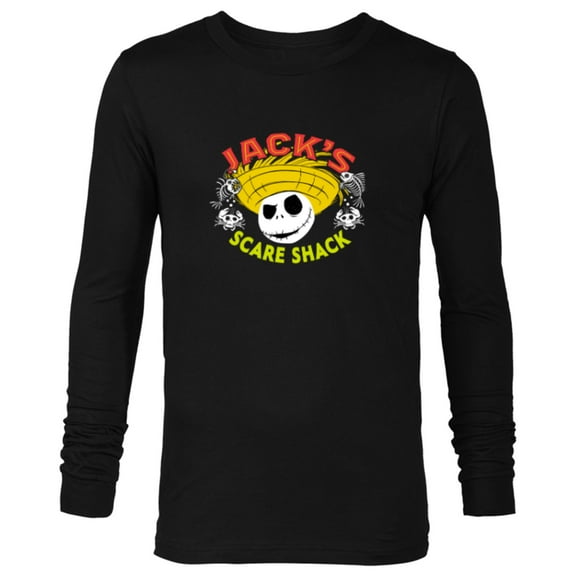 Disney The Nightmare Before Christmas Jack’s Scare Shack - Long Sleeve T-Shirt for Men - Customized-Black