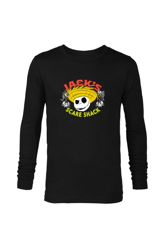Disney The Nightmare Before Christmas Jack’s Scare Shack - Long Sleeve T-Shirt for Men - Customized-Black