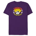 thumbnail image 1 of Disney The Nightmare Before Christmas Jack’s Scare Shack - Short Sleeve Blended T-Shirt for Adults - Customized-Purple, 1 of 5