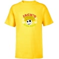 thumbnail image 1 of Disney The Nightmare Before Christmas Jack’s Scare Shack - Short Sleeve T-Shirt for Kids - Customized-Yellow, 1 of 5