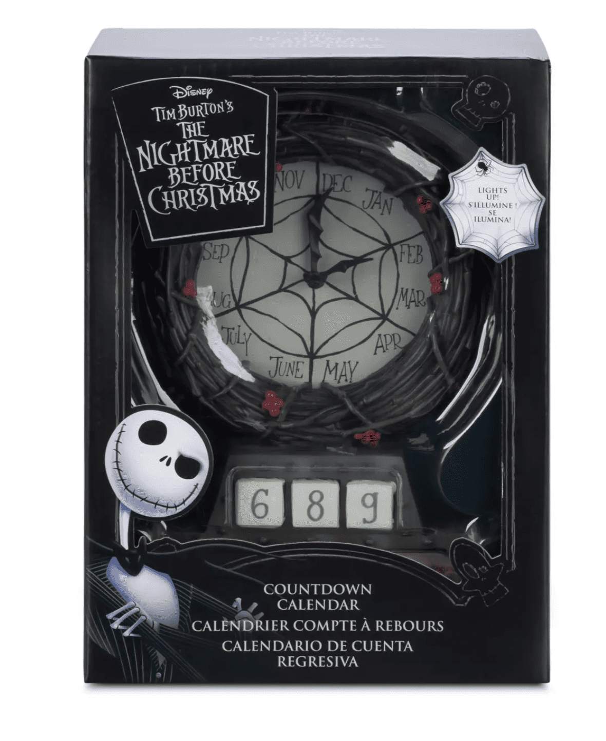 Disney Nightmare Before Christmas Light-Up Countdown Advent