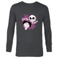 thumbnail image 1 of Disney The Nightmare Before Christmas Love You To Death - Long Sleeve T-Shirt for Men - Customized-Charcoal Heather, 1 of 5