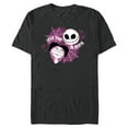thumbnail image 1 of Disney The Nightmare Before Christmas Love You To Death - Short Sleeve Blended T-Shirt for Adults - Customized-Dark Heather, 1 of 5