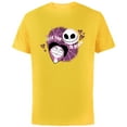 thumbnail image 1 of Disney The Nightmare Before Christmas Love You To Death - Short Sleeve Cotton T-Shirt for Adults - Customized-Yellow, 1 of 5