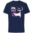 thumbnail image 1 of Disney The Nightmare Before Christmas Loyal to the Grave - Short Sleeve Cotton T-Shirt for Adults - Customized-Navy, 1 of 5