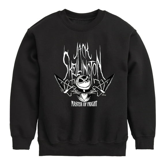 Disney - The Nightmare Before Christmas - MOF Jack Skellington - Toddler & Youth Crewneck Fleece Sweatshirt