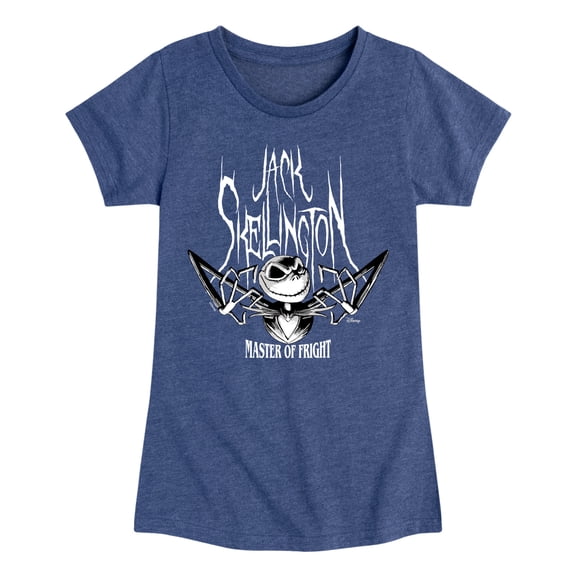 Disney - The Nightmare Before Christmas - MOF Jack Skellington - Toddler & Youth Girls Short Sleeve Graphic T-Shirt