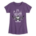 thumbnail image 1 of Disney - The Nightmare Before Christmas - MOF Jack Skellington - Toddler & Youth Girls Short Sleeve Graphic T-Shirt, 1 of 5