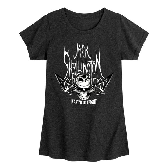 Disney - The Nightmare Before Christmas - MOF Jack Skellington - Toddler & Youth Girls Short Sleeve Graphic T-Shirt