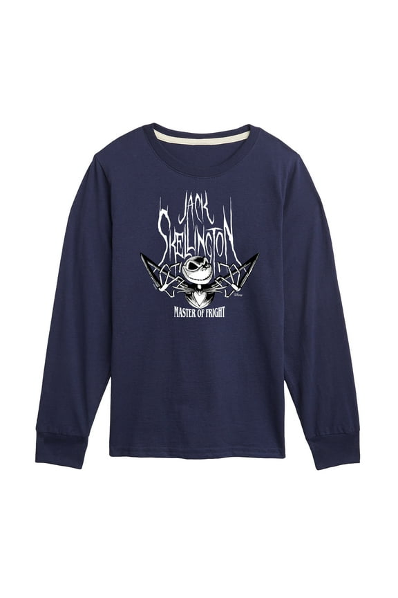 - The Nightmare Before Christmas - MOF Jack Skellington - Toddler & Youth Long Sleeve Graphic T-Shirt