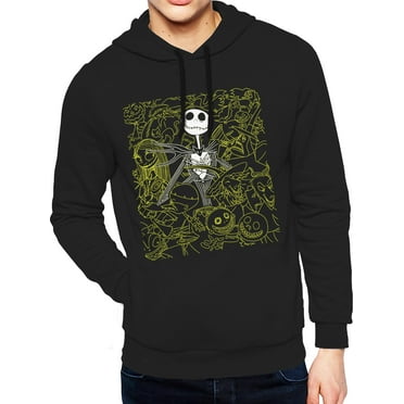 Disney The Nightmare Before Christmas Men's & Big Men's Jack Characters Graphic Hoodie, Sizes S-3XL