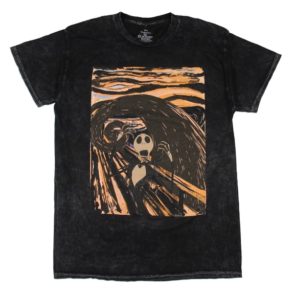 Disney The Nightmare Before Christmas Men's Shirt Jack Skellington Van Gogh Style (XS) Adult