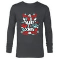 thumbnail image 1 of Disney The Nightmare Before Christmas No Sleep Til Xmas - Long Sleeve T-Shirt for Men – Customized-Charcoal Heather, 1 of 5