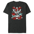thumbnail image 1 of Disney The Nightmare Before Christmas No Sleep Til Xmas - Short Sleeve Blended T-Shirt for Adults – Customized-Dark Heather, 1 of 5