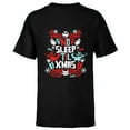 thumbnail image 1 of Disney The Nightmare Before Christmas No Sleep Til Xmas - Short Sleeve T-Shirt for Kids – Customized-Black, 1 of 5