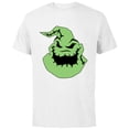 thumbnail image 1 of Disney The Nightmare Before Christmas Oogie Boogie Big Face - Short Sleeve Cotton T-Shirt for Adults - Customized-White, 1 of 5