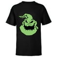 thumbnail image 1 of Disney The Nightmare Before Christmas Oogie Boogie Big Face - Short Sleeve T-Shirt for Kids - Customized-Black, 1 of 5