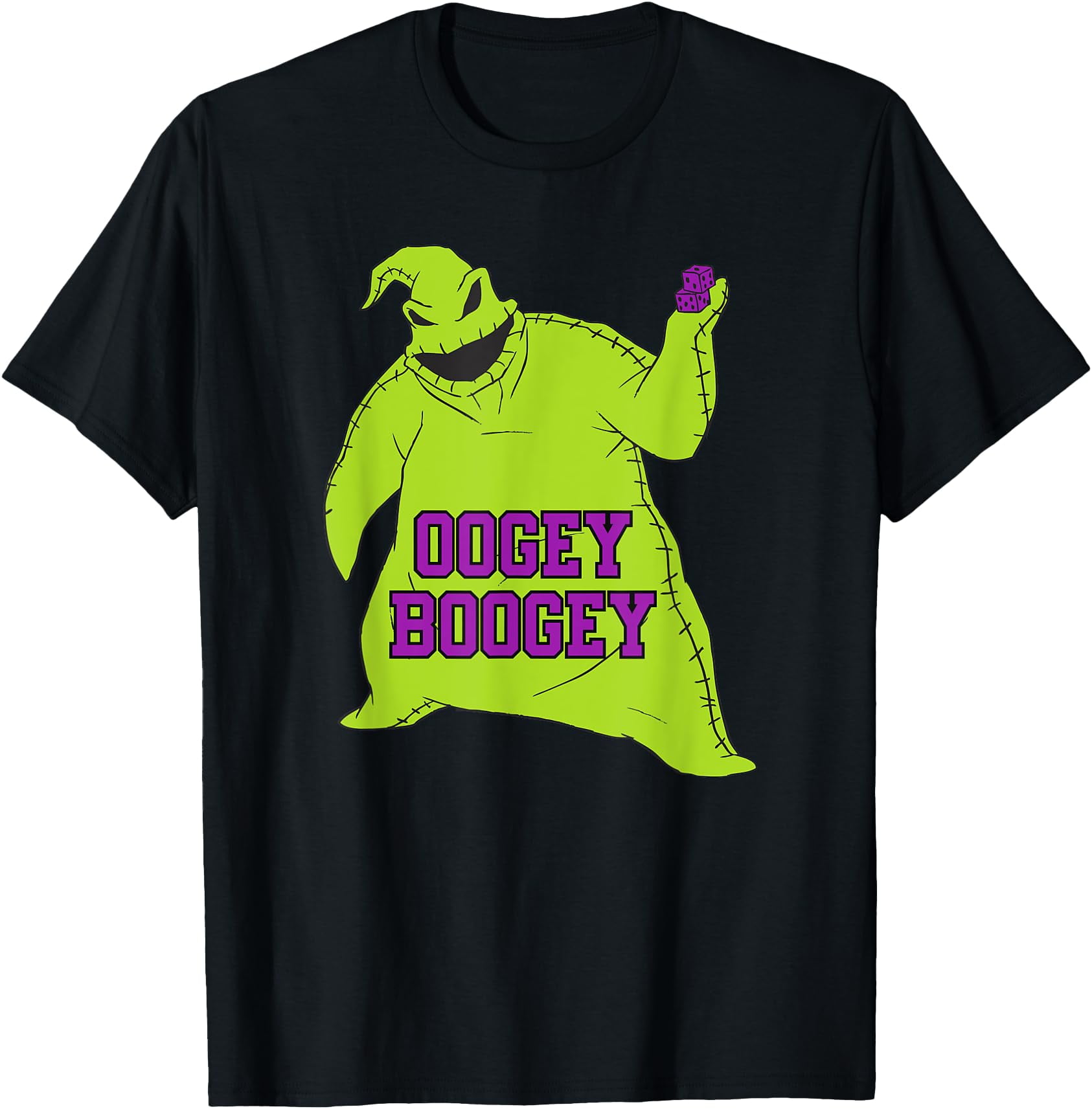 Disney The Nightmare Before Christmas Oogie Boogie Dice TShirt
