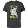 thumbnail image 1 of Disney The Nightmare Before Christmas Oogie Boogie - Short Sleeve Cotton T-Shirt for Adults -Customized-Charcoal, 1 of 5