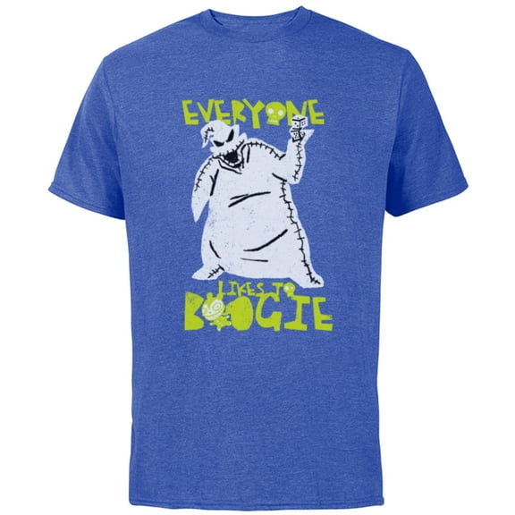 Disney The Nightmare Before Christmas Oogie Boogie - Short Sleeve Cotton T-Shirt for Adults -Customized-Royal Heather