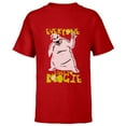 thumbnail image 1 of Disney The Nightmare Before Christmas Oogie Boogie - Short Sleeve T-Shirt for Kids -Customized-Red, 1 of 5