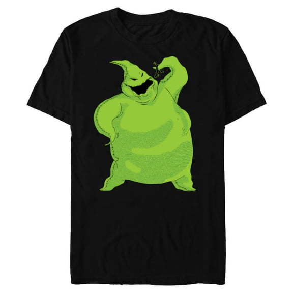 Disney The Nightmare Before Christmas Oogie Boogie Snacktime - Short Sleeve Blended T-Shirt for Adults - Customized-Black