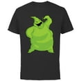 thumbnail image 1 of Disney The Nightmare Before Christmas Oogie Boogie Snacktime - Short Sleeve Cotton T-Shirt for Adults - Customized-Black, 1 of 5