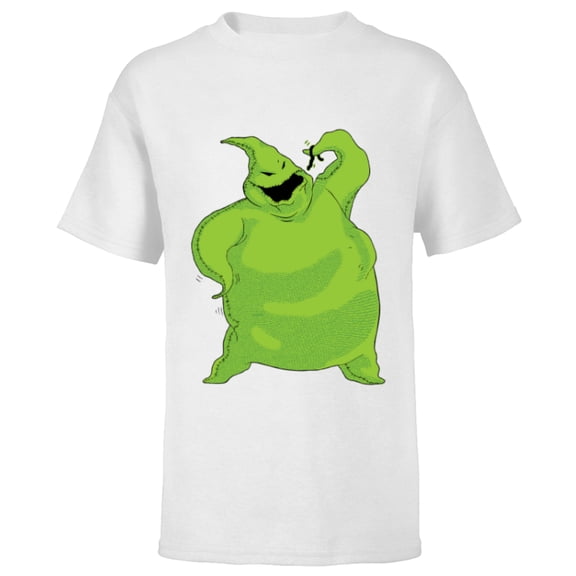 Disney The Nightmare Before Christmas Oogie Boogie Snacktime - Short Sleeve T-Shirt for Kids - Customized-White