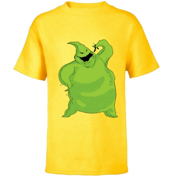 Disney The Nightmare Before Christmas Oogie Boogie Snacktime - Short Sleeve T-Shirt for Kids - Customized-Yellow