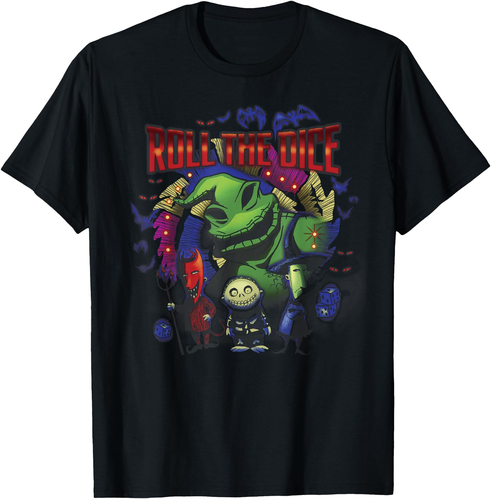 Disney The Nightmare Before Christmas Oogie Roll The Dice TShirt