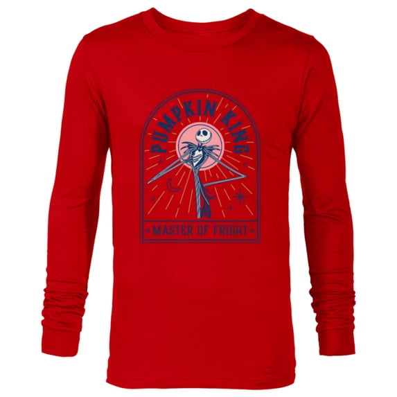 Disney The Nightmare Before Christmas Pumpkin King Mystic - Long Sleeve T-Shirt for Men - Customized-New Red