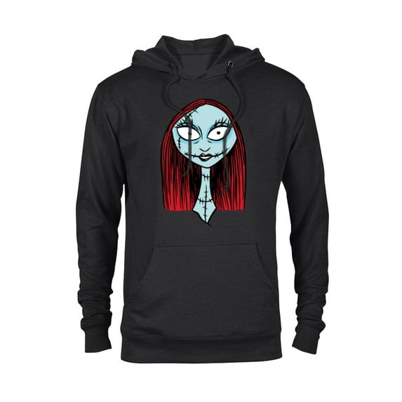 Disney The Nightmare Before Christmas Sally Big Face - Pullover Hoodie for Adults - Customized-Black