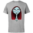 thumbnail image 1 of Disney The Nightmare Before Christmas Sally Big Face - Short Sleeve Cotton T-Shirt for Adults - Customized-Athletic Heather, 1 of 5