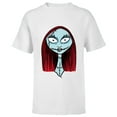 thumbnail image 1 of Disney The Nightmare Before Christmas Sally Big Face - Short Sleeve T-Shirt for Kids - Customized-White, 1 of 5