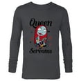 thumbnail image 1 of Disney The Nightmare Before Christmas Sally Queen of Screams - Long Sleeve T-Shirt for Men -Customized-Charcoal Heather, 1 of 5
