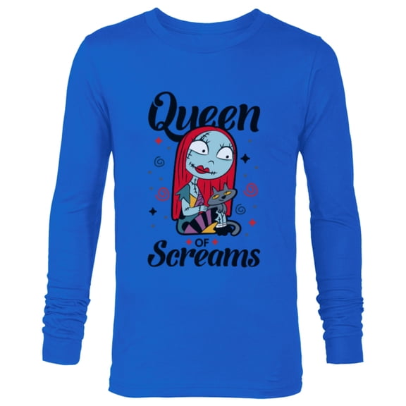 Disney The Nightmare Before Christmas Sally Queen of Screams - Long Sleeve T-Shirt for Men -Customized-Royal