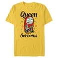 thumbnail image 1 of Disney The Nightmare Before Christmas Sally Queen of Screams - Short Sleeve Blended T-Shirt for Adults -Customized-Yellow, 1 of 5