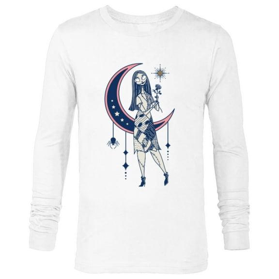 Disney The Nightmare Before Christmas Sally and Moon Mystic - Long Sleeve T-Shirt for Men - Customized-White