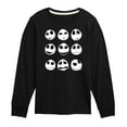 thumbnail image 1 of Disney - The Nightmare Before Christmas - Skully Moods - Toddler & Youth Long Sleeve Graphic T-Shirt, 1 of 5